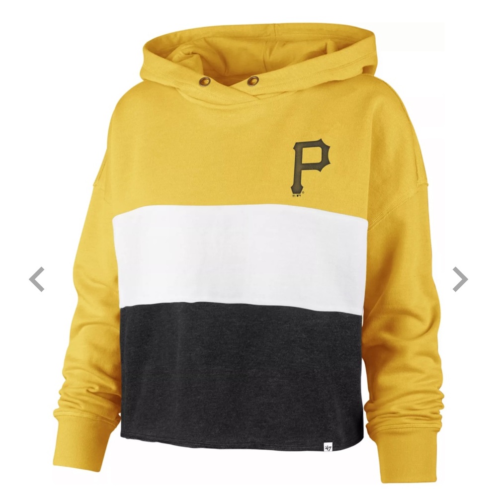 47 Gold, White, and Black Women's Hoodie